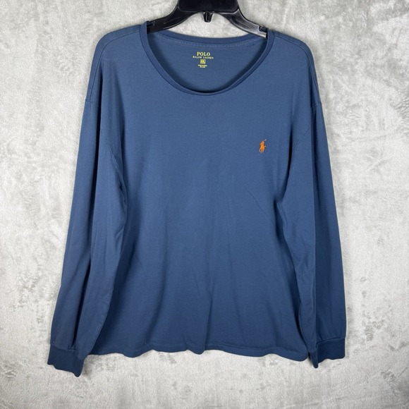 Ralph Lauren Other - Polo Ralph Lauren Men's Vneck Regular 2XL Blue Pullover Knit Sweater Preppy Golf